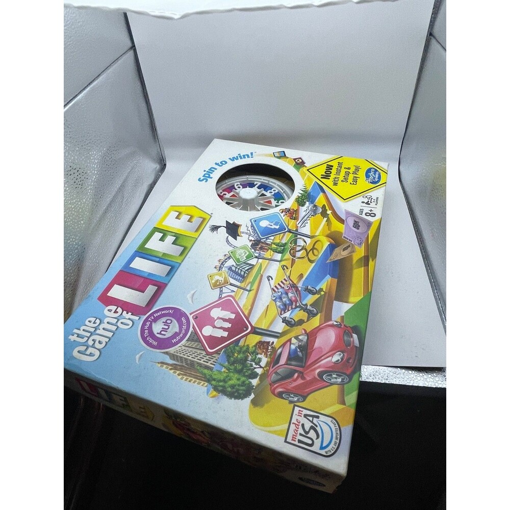Game of Life Hasbro Board Game Complete Set w/ Pieces & Cards USA